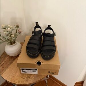 Dr. Martens Black Sandals